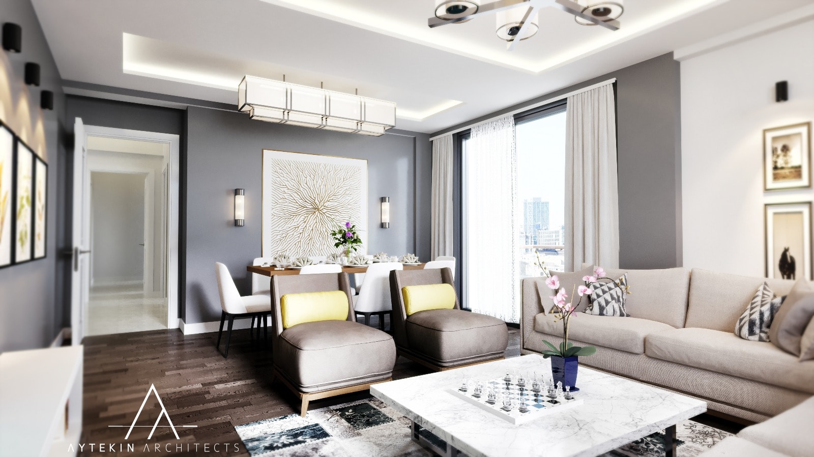 Altay Residence A Blok oturma odası